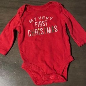 Carter's NB Christmas Onesie